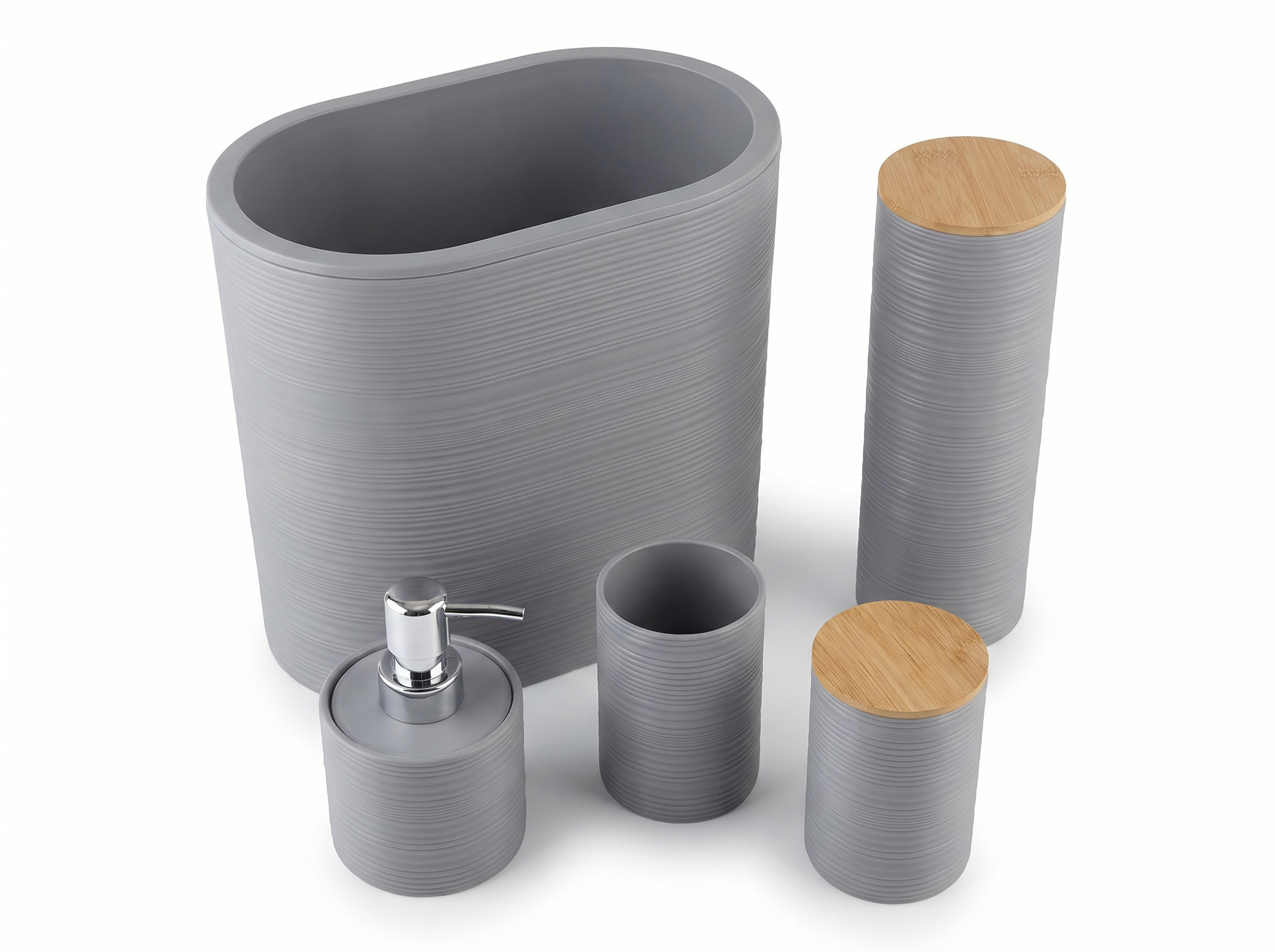 Frost Line Bath Collection Grey