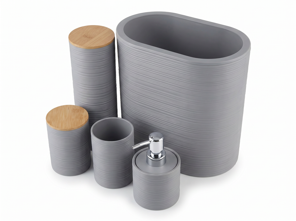 Frost Line Bath Collection Grey