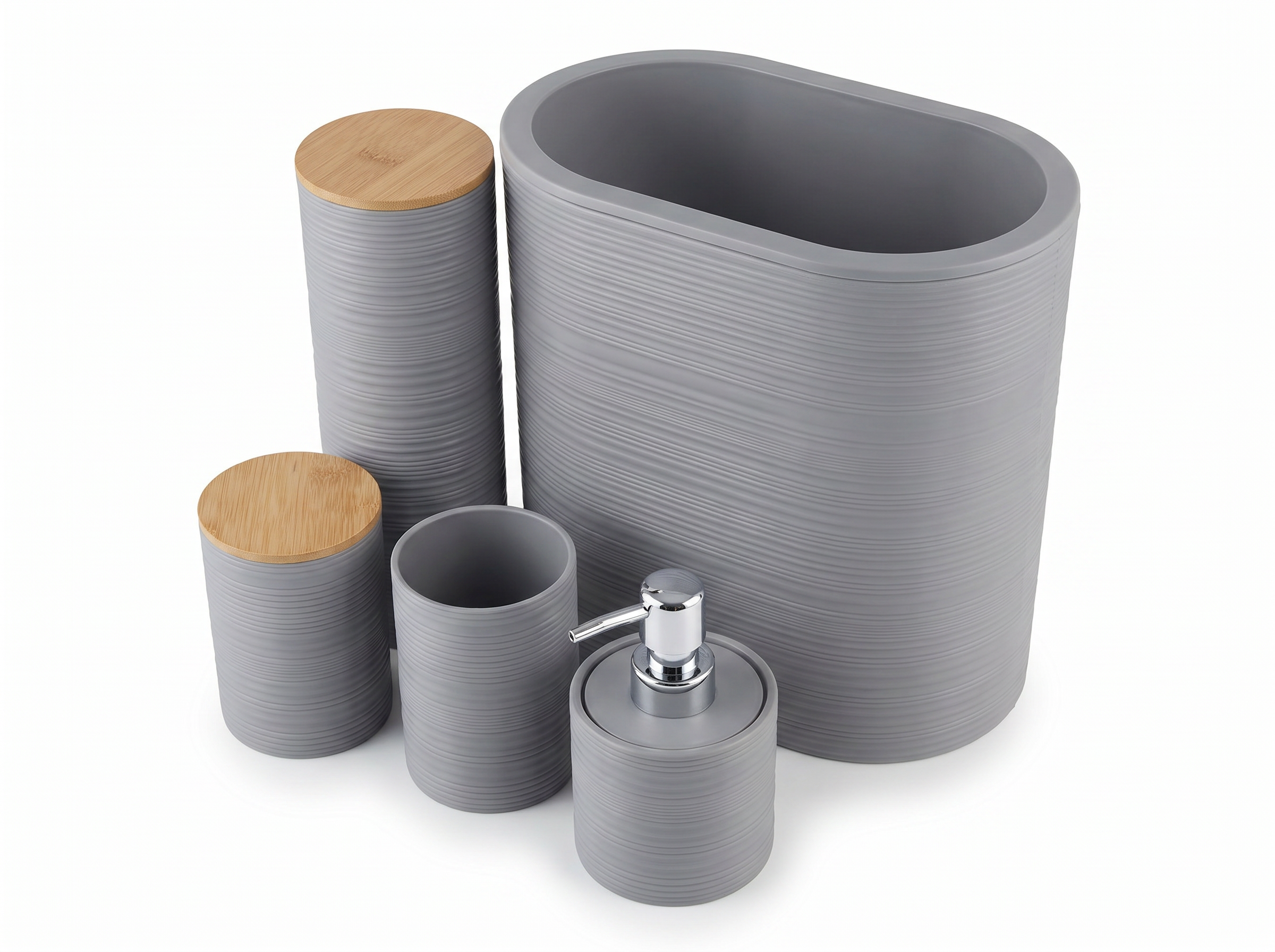 Frost Line Bath Collection Grey