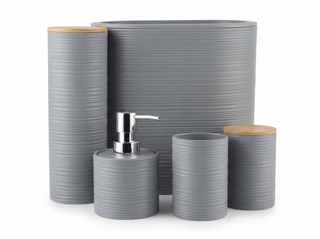 Frost Line Bath Collection Grey