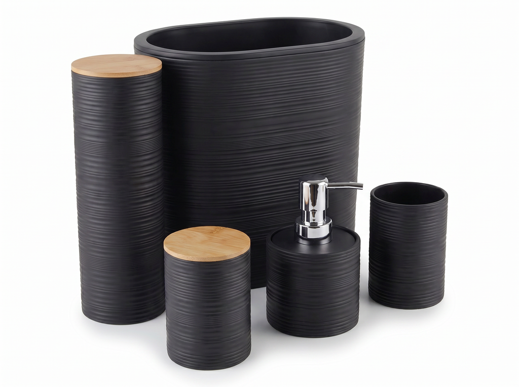 Frost Line Bath Collection BLACK
