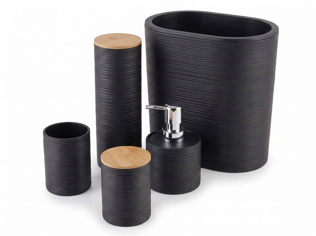 Frost Line Bath Collection BLACK
