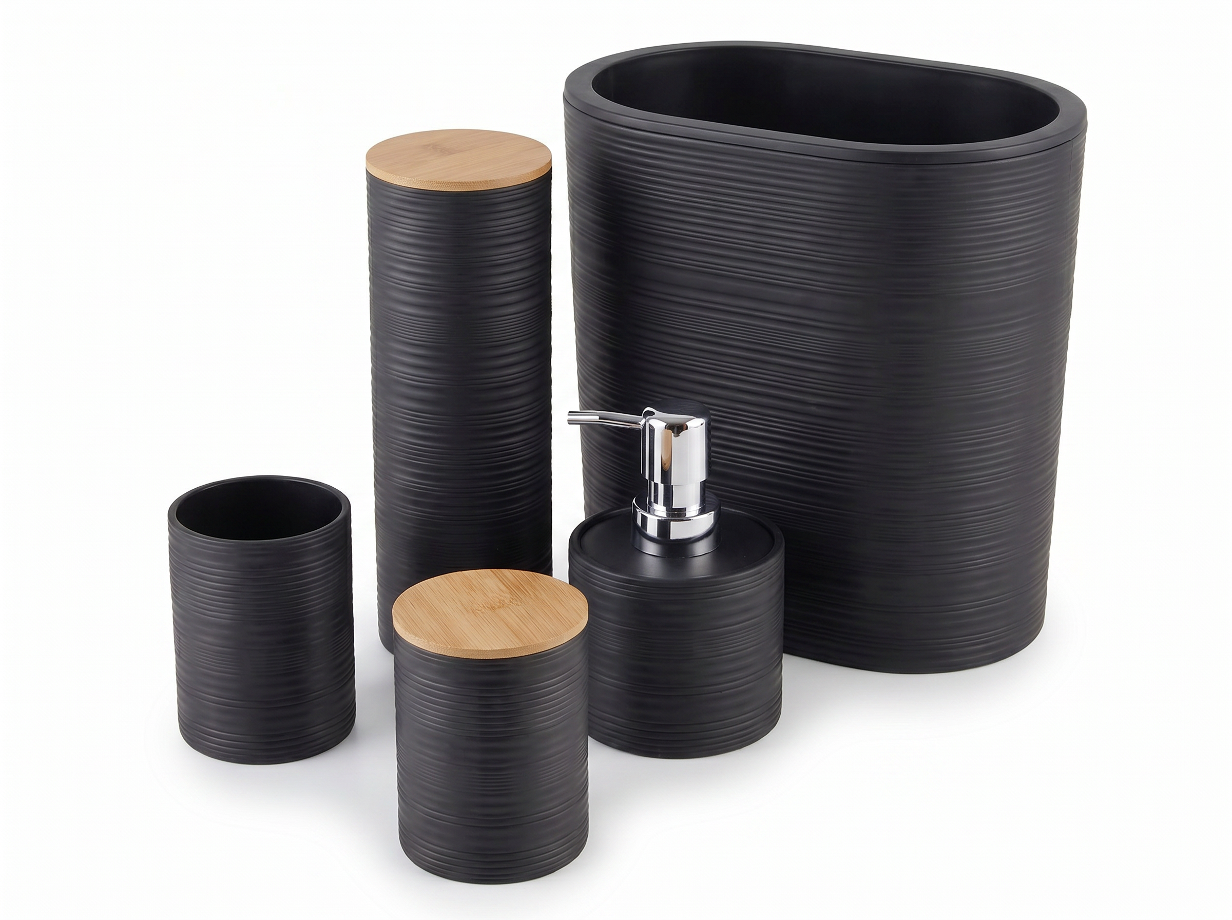 Frost Line Bath Collection BLACK