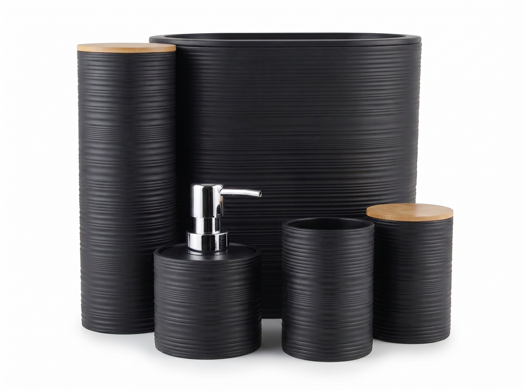 Frost Line Bath Collection BLACK